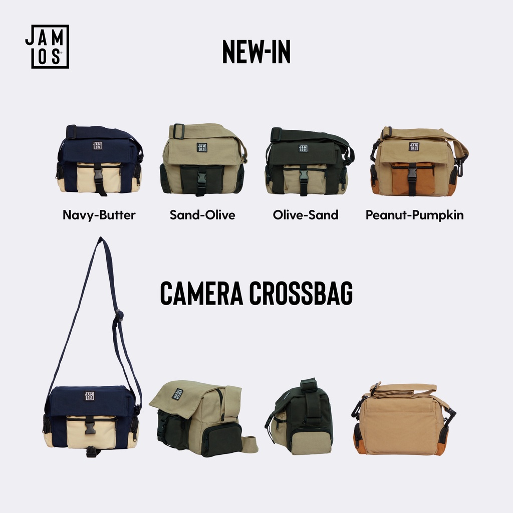 JAMLOS CAMERA CROSSBAG - Túi máy ảnh camera canvas tiện dụng