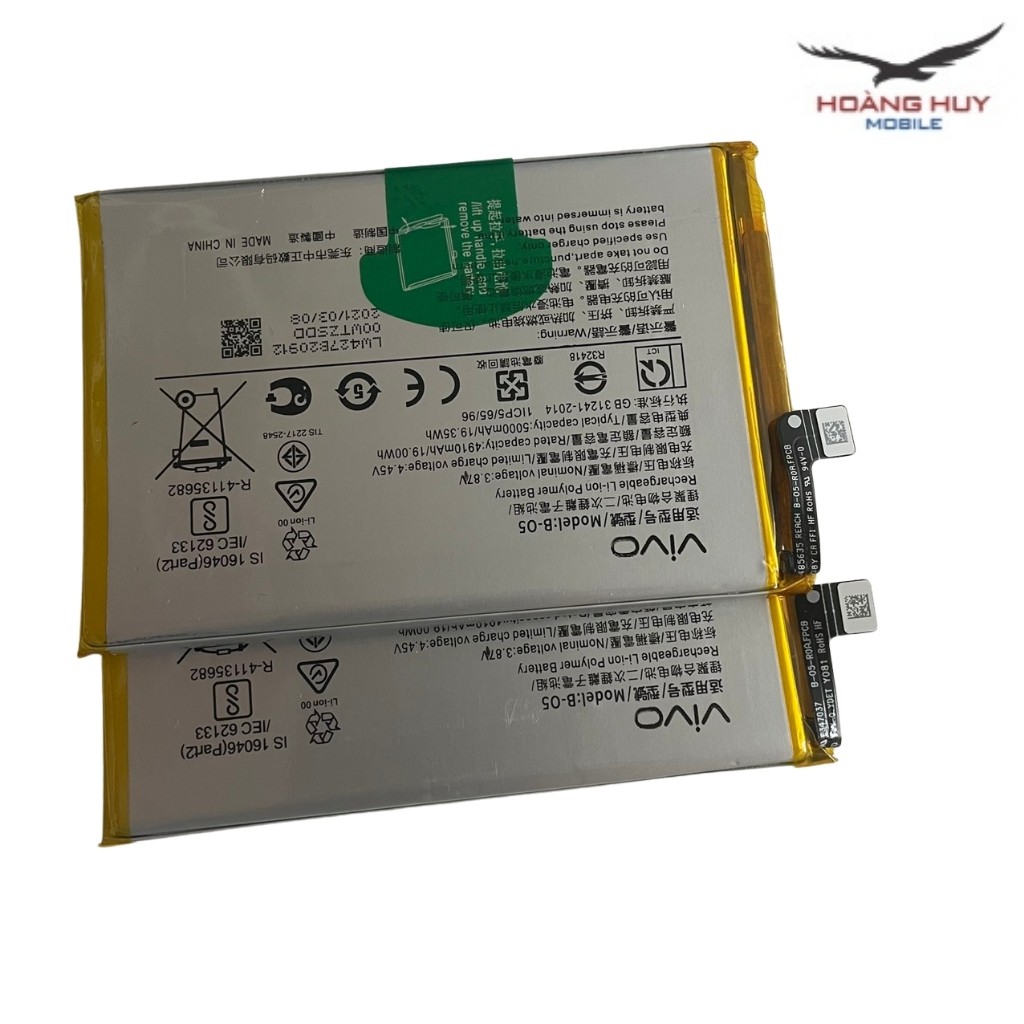 Pin Vivo Y20 / Vivo Y30 B-05 Dung Lượng 5000mAh Hàng Zin Nhập Khẩu Bảo Hành 6 Tháng 1 Đổi 1