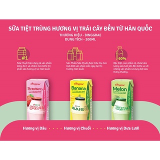 SỮA CHUỐI HÀN QUỐC BINGGREA 200ML
