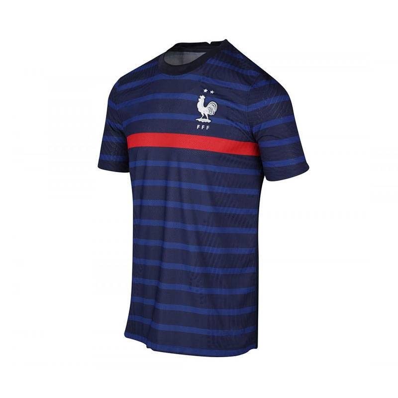 Áo thun đá banh tay ngắn dáng rộng size lớn thời trang kiểu áo của đội tuyển quốc gia Pháp Mbappe Griemann 2021
