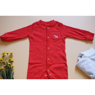 Áo liền quần len Carter 6M (5.5 – 7.5kg) Sleepsuit Giáng Sinh, Noel