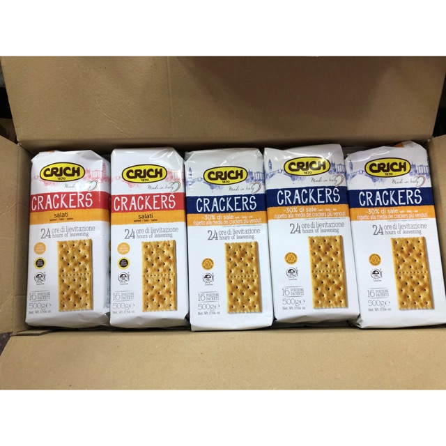 Date 4/22 -  Bánh Crackers Crich 500gr