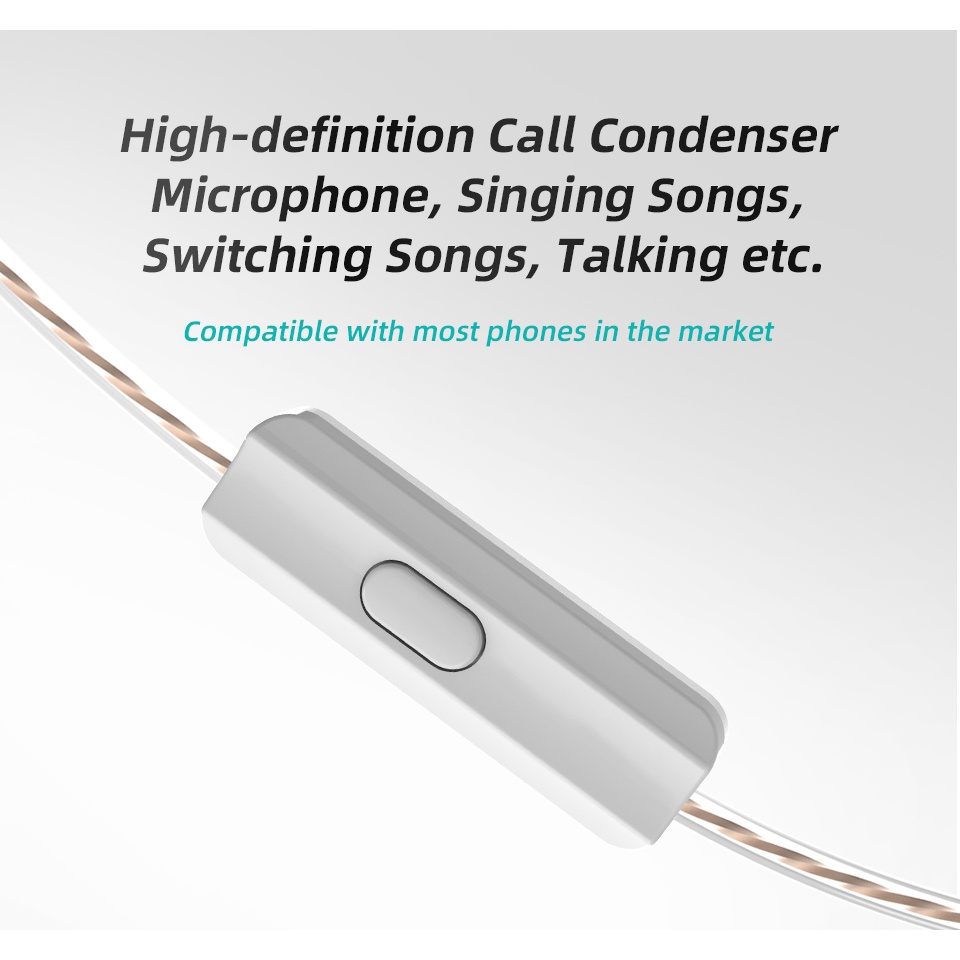 Tai Nghe Nhét Tai FAAEAL GK G1 Bằng Kim Loại Có Dây Tháo Rời Được Chống Ồn Phong Cách Thể Thao