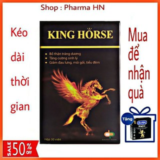 Viên uống KING HORSE 🔥KÉO DÀI THỜI GIAN🔥 Bổ thận - Tăng cường sinh lý