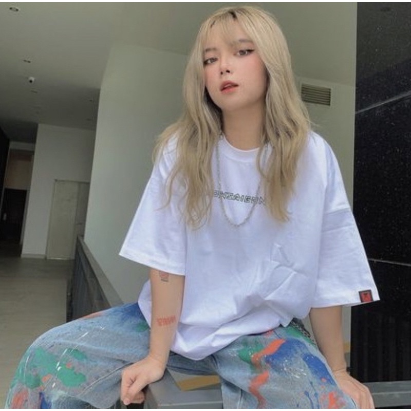 Full Tag Vải - Áo Thun Loca Brand Now SAIGON SIGNATURE DROPSHOULDER áo phông tay lỡ from rộng unisex nam nữ now sài gòn