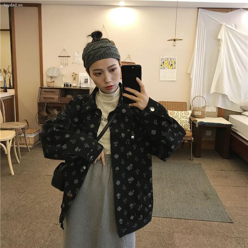 Áo Khoác Denim Dáng Rộng Phong Cách Thời Trang 2020 Cho Nữ