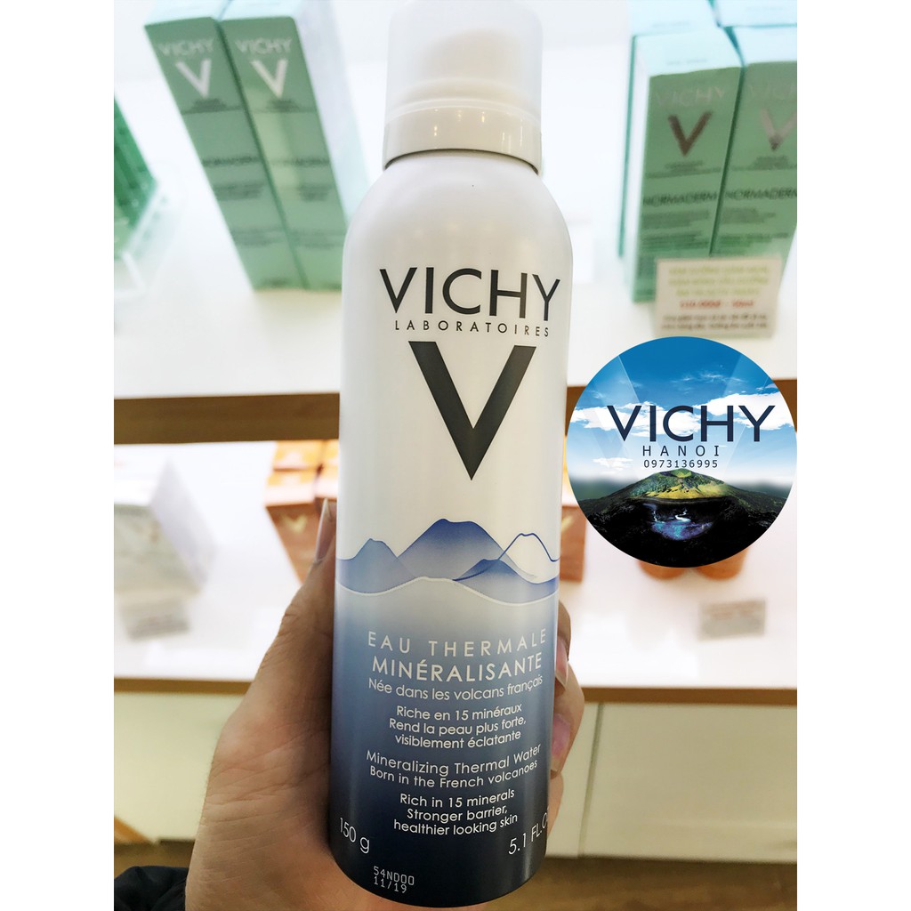 [Chính Hãng] Nước khoáng dưỡng da Vichy Mineralizing Thermal Water 150ml