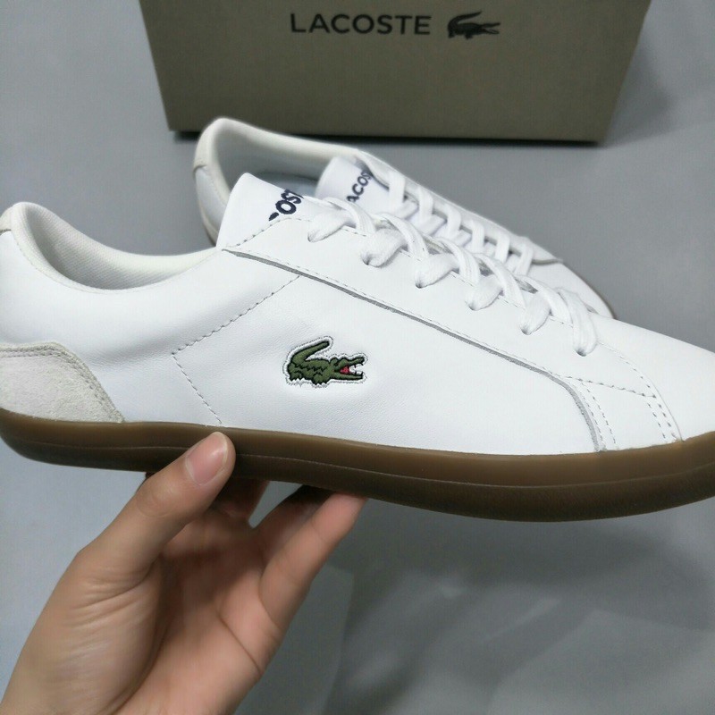 giày thể thao cho nam da thật cao cấp Lacoste mẫu mới 2020