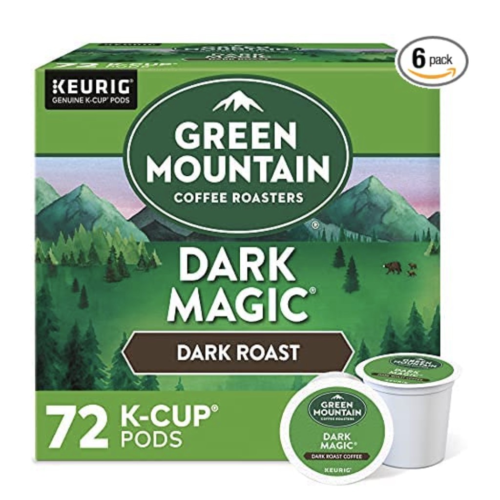 Green Mountain cafe dạng nén - rang Dark roast - hộp 72 viên