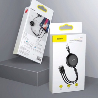 Cáp sạc rút 3 đầu Baseus chính hãng