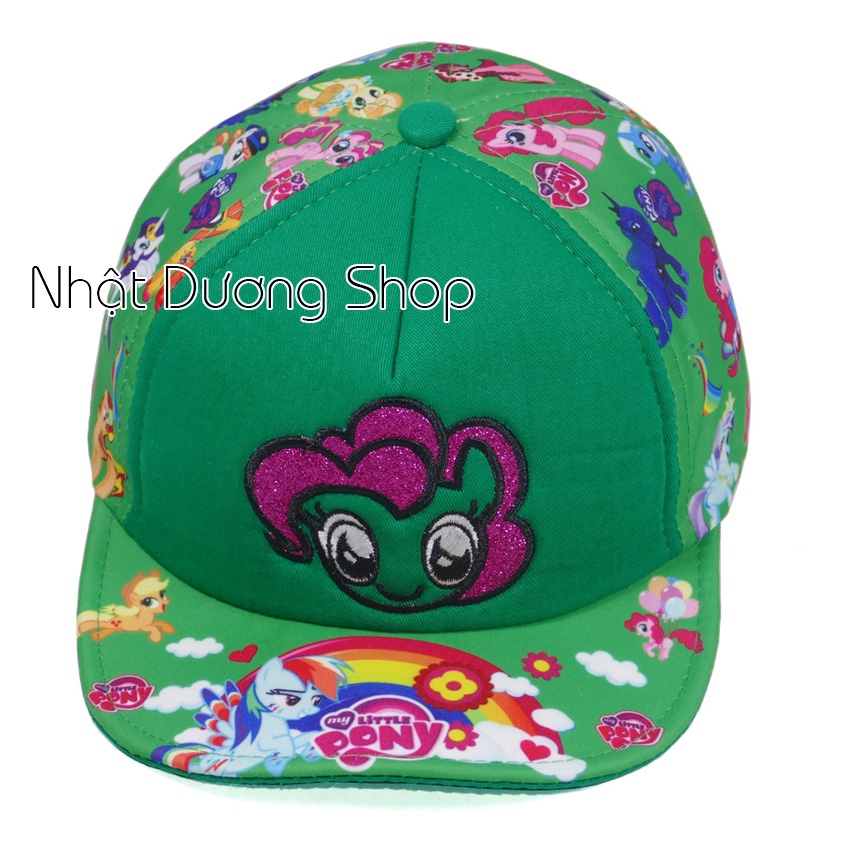 Nón kết trẻ em từ 1-3tuổi thêu con ngựa - Chất liệu Sam Sung kết hợp với vải Cotton tạo nên sự thoáng mát cho bé