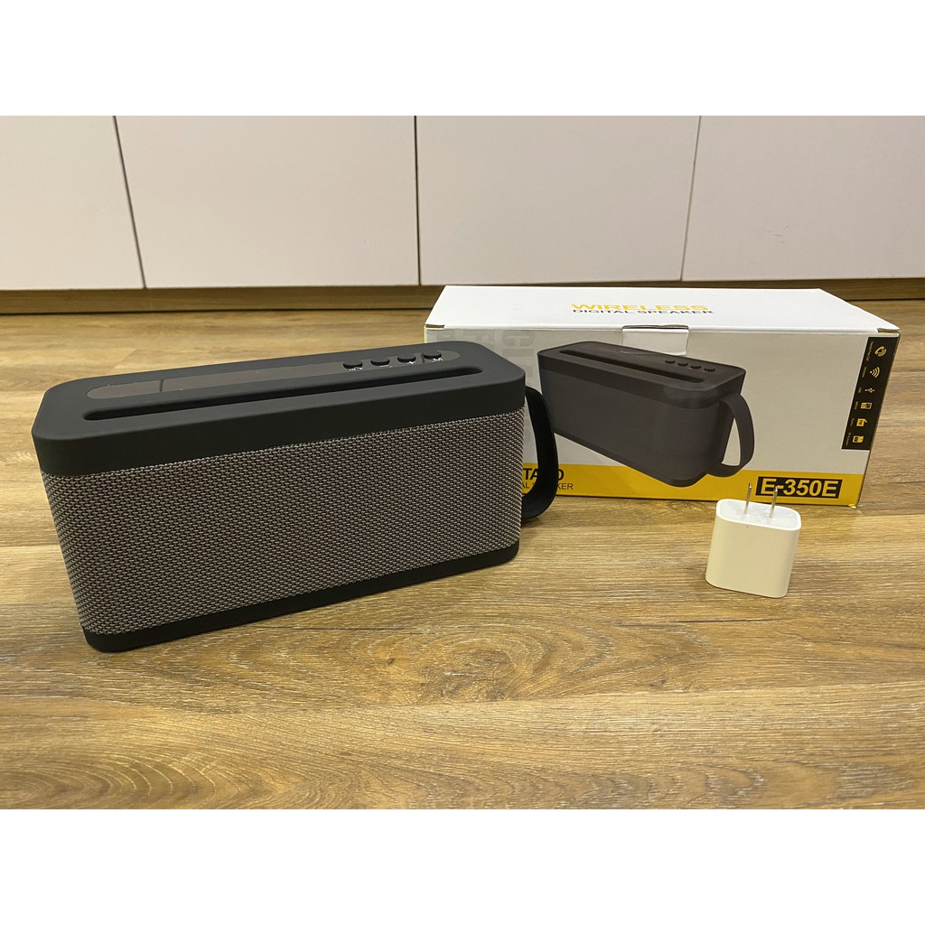 Loa Bluetooth kích thước 24*9*11cm thu FM - đọc thẻ nhớ SD - TF - USB - Kết nối có dây cổng 3.5mm AUX máy tính.