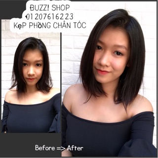 [ Hình Thật ] KẸP PHỒNG CHÂN TÓC LOẠI MỚI 3 KẸP DÀY DẶN