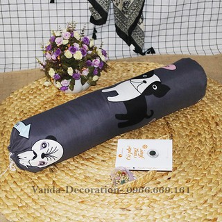Vỏ Gối Ôm Mẫu Da Báo Hồng / Vỏ gối 35x105cm có dây rút 2 đầu (Chát gửi mẫu cho shop để lựa thêm nha)