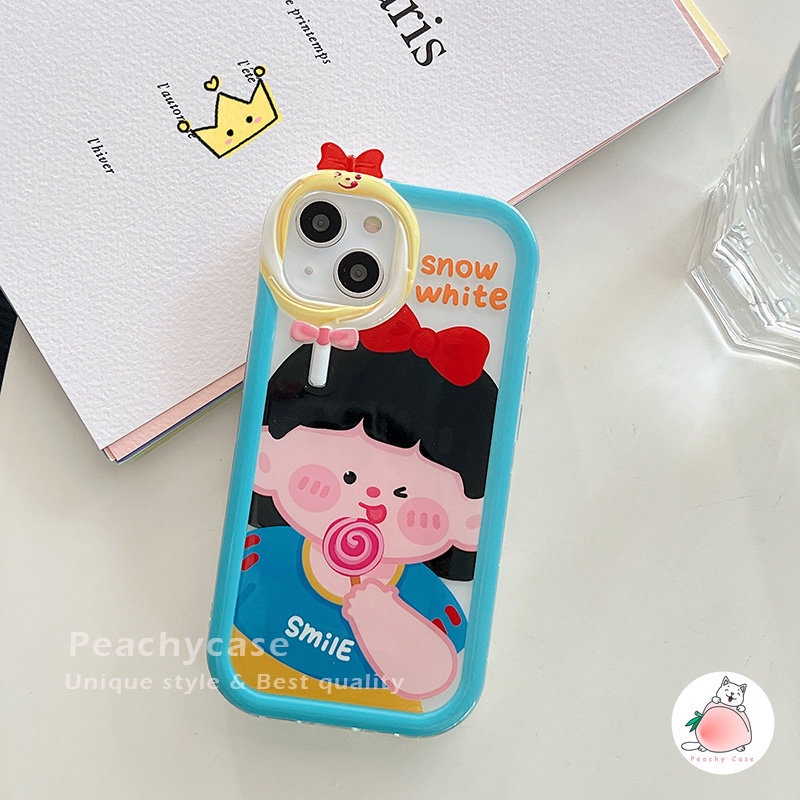 Ốp Điện Thoại TPU Mềm Chống Sốc In Hình Bạch Tuyết / Cô Gái Dễ Thương Cho iPhone 14 13 12 Pro Max 11 14plus 14max