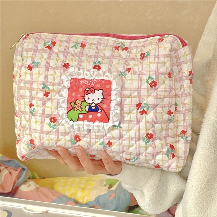 Dễ Thương Túi Đựng Đồ Trang Điểm Hello Kitty