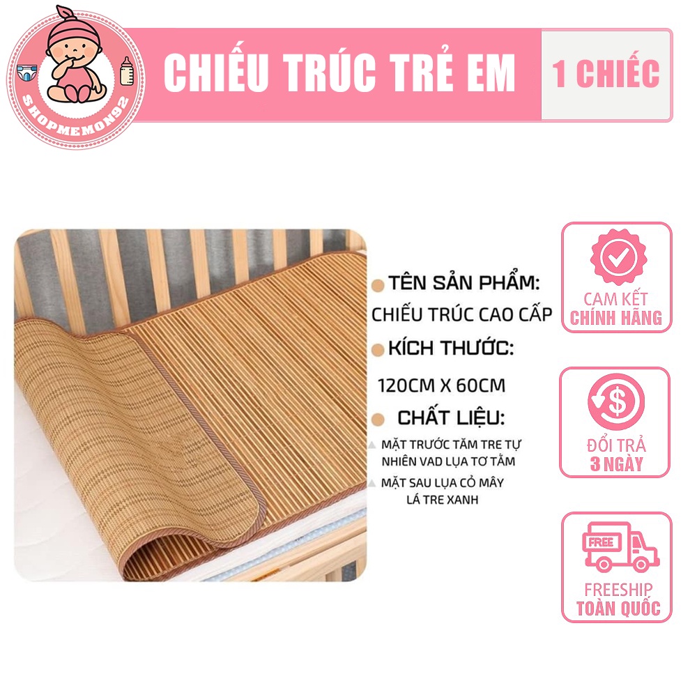 Chiếu trúc trẻ em cao cấp 60cm x 120cm