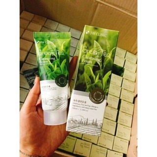 Sữa rửa mặt Green Tea Foam Cleansing 3W Clinic