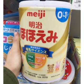 Sữa meiji 0-1 lon 800g