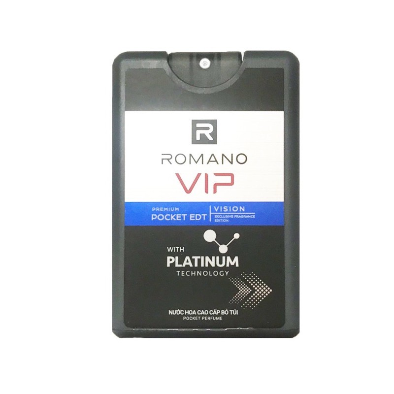 Nước hoa bỏ túi Romano Vip 18ml