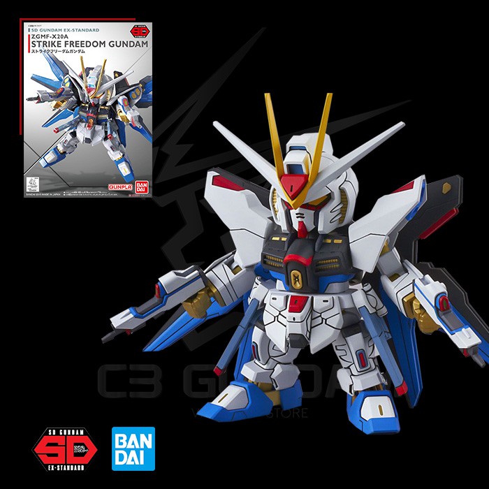 MÔ HÌNH LẮP RÁP SD STRIKE FREEDOM GUNDAM SDEX GUNDAM SEED BANDAI