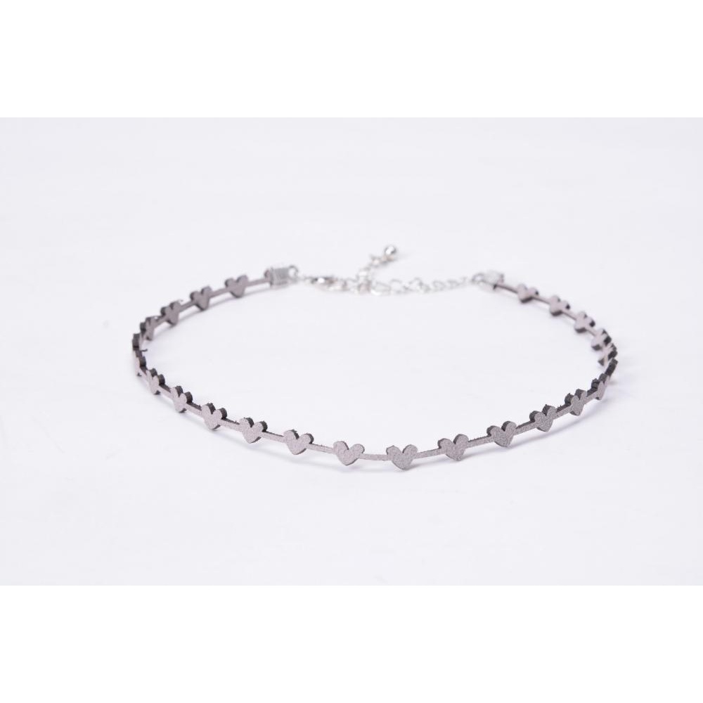 Vòng Cổ choker Ngắn Bằng Nhung Mặt Trái Tim Đơn Giản Thời Trang Quyến Rũ