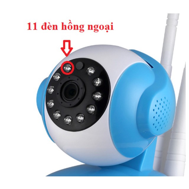 QH-VITACAM VT1080 - Camera IP Wifi 1080P 2.0MPX full HD - Xoay 355 độ , đàm thoại 2 chiều