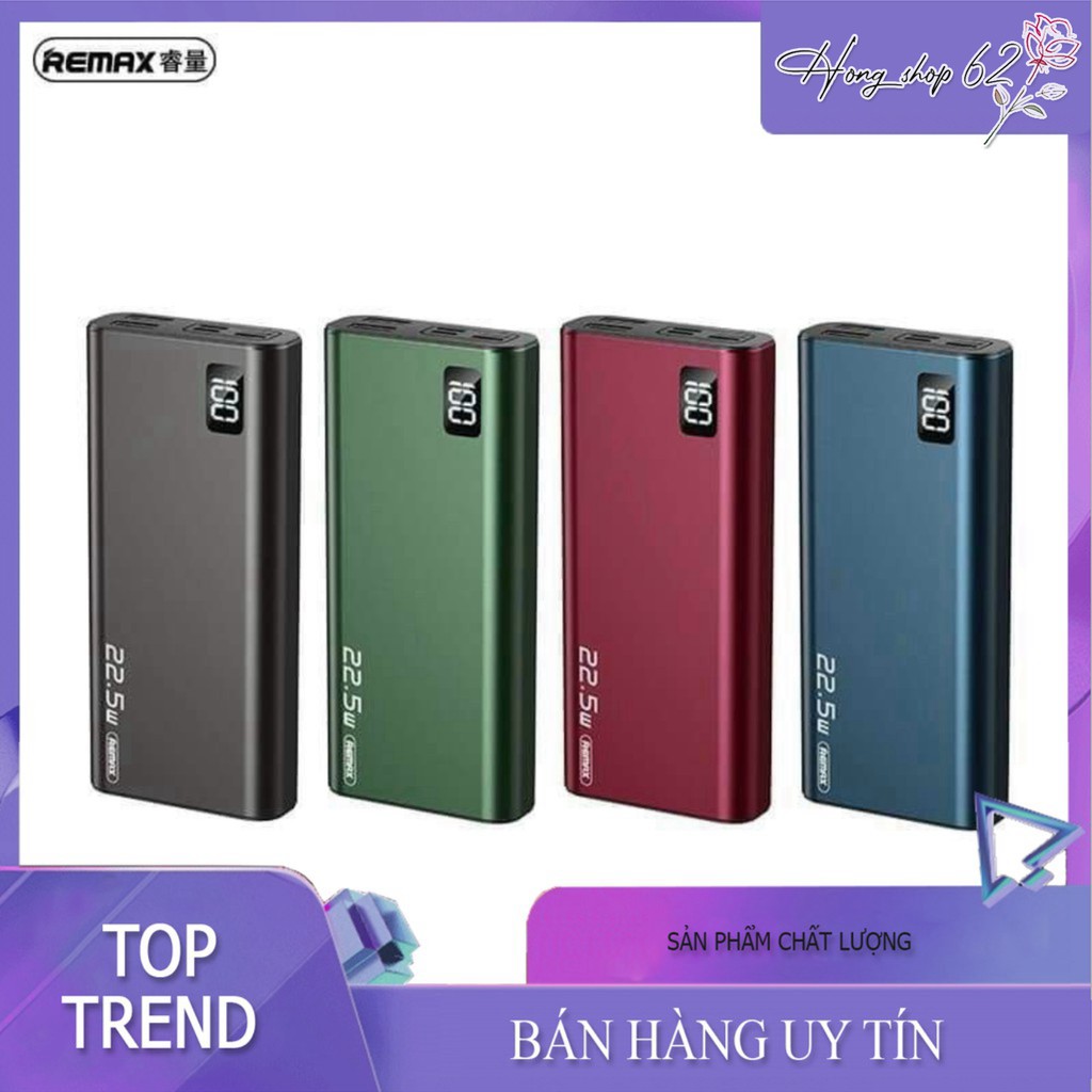 Pin sạc dự phòng Mini Pro 15000mah Remax RPP-17- sạc nhanh - nhỏ gọn