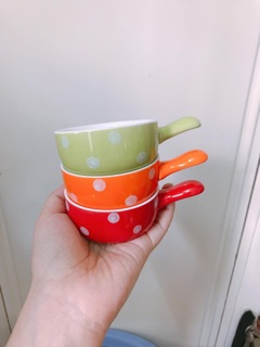 Bát gáo chấm bi cho bé ăn dặm