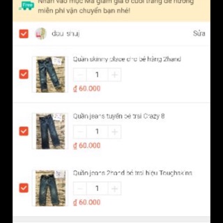Freeship 99k TQ_Combo sản phẩm quần jeans