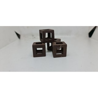 Khối vuông cubic bằng đất nung trang trí hồ cá, tép