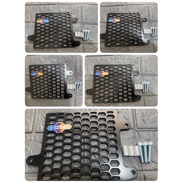 Che két Nước Nhôm CNC Kèm Logo Titan Cho Xe Vario/Click/AirBlade/Shmode V.V