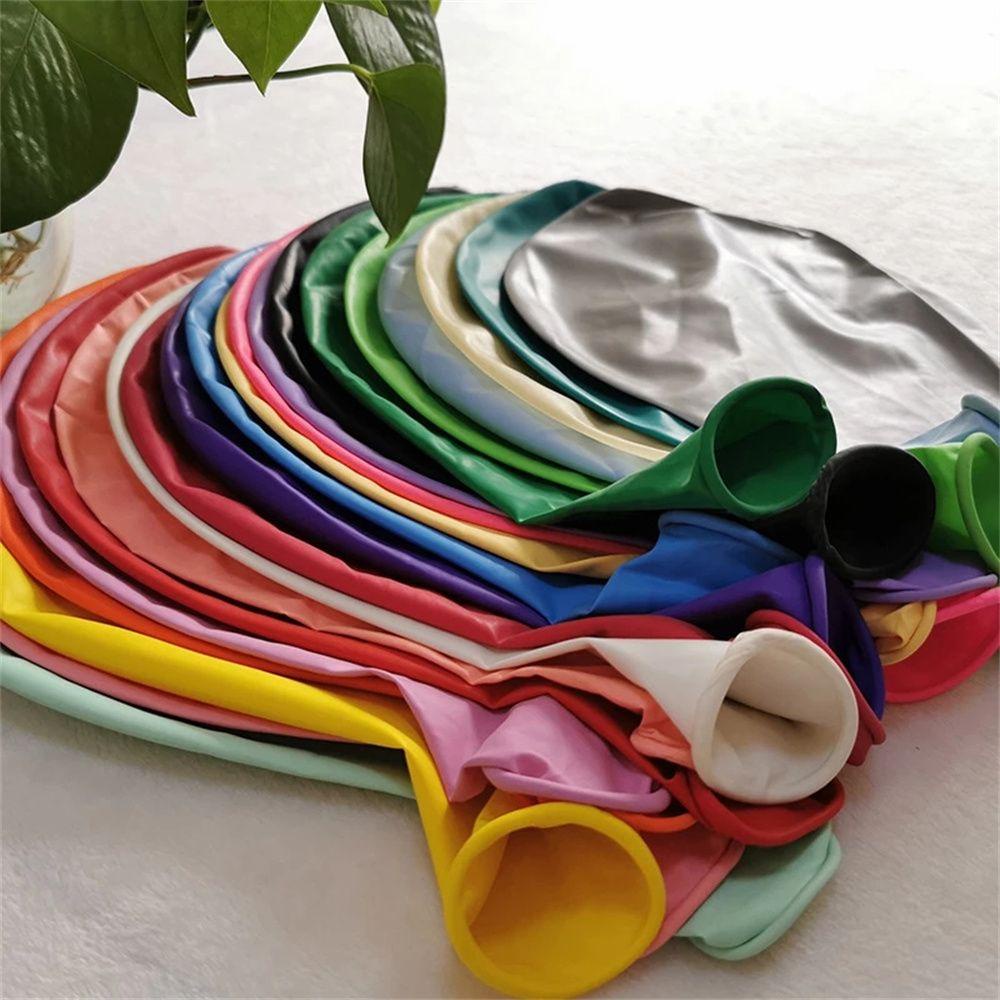 Bong Bóng Bơm Hơi Hình Kẹo Màu Trắng Dùng Trang Trí Tiệc Sinh Nhật