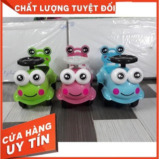 Xe lắc bơi đầu ong có nhạc + đèn 2019