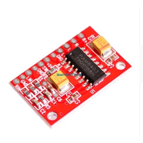 Bo mạch khuếch đại điện tử USB từ 2.5V lên 5V cực nhỏ PAM8403 2 * 3W cấp D | BigBuy360 - bigbuy360.vn