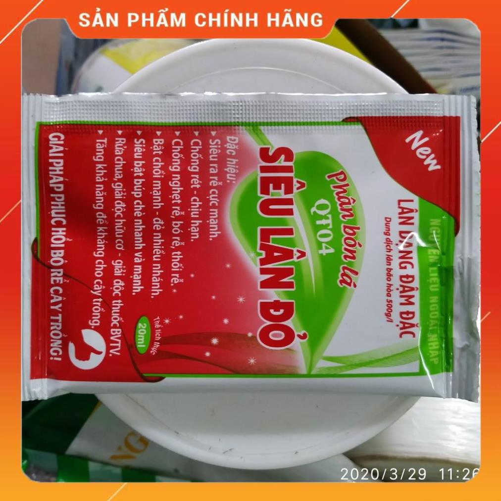 Phân bón lá Siêu lân đỏ- Siêu ra rễ cực mạnh