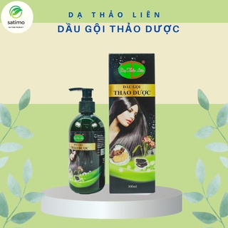 Dầu gội thiên nhiên thảo dược dạ thảo liên sạch gàu chăm sóc dưỡng tóc mềm mượt satimo nbdg300