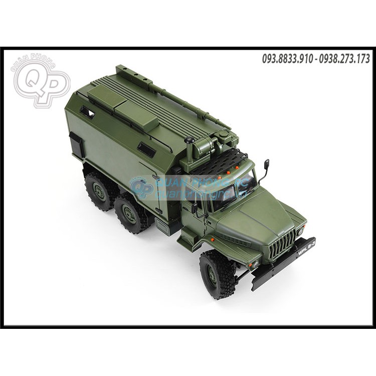 Xe điều khiển WPL B36 Ural 1/16 2.4G 6WD Rc Car Military Truck Rock Crawle