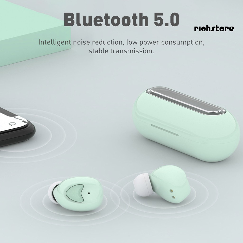 Tai Nghe Bluetooth 5.0 Không Dây Chất Lượng Cao Kèm Phụ Kiện