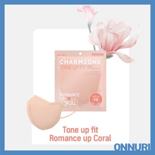 Charmzone tone up fit mask, san hô, mặt nạ nhỏ, mặt nạ vừa, mặt nạ lớn, mặt nạ rộng, mặt nạ sáng