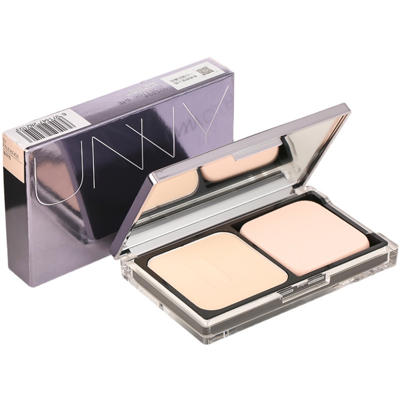 Phấn Nén Unny CLUB Kiềm Dầu Cố Định Lớp Trang Điểm Che Khuyết Điểm Lâu Trôi Chống Thấm Nước