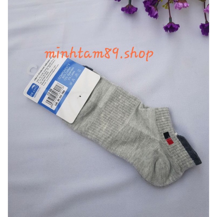 Tất cổ thấp PRANO kháng khuẩn chống hôi chân