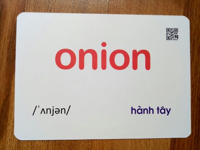 ( Có File Nghe) Flashcard dạy trẻ theo phương pháp Glenn Doman - Rau củ quả