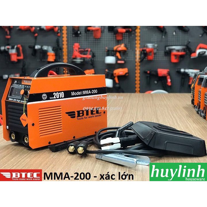 Máy hàn que điện tử Btec MMA-200 - Xác Lớn