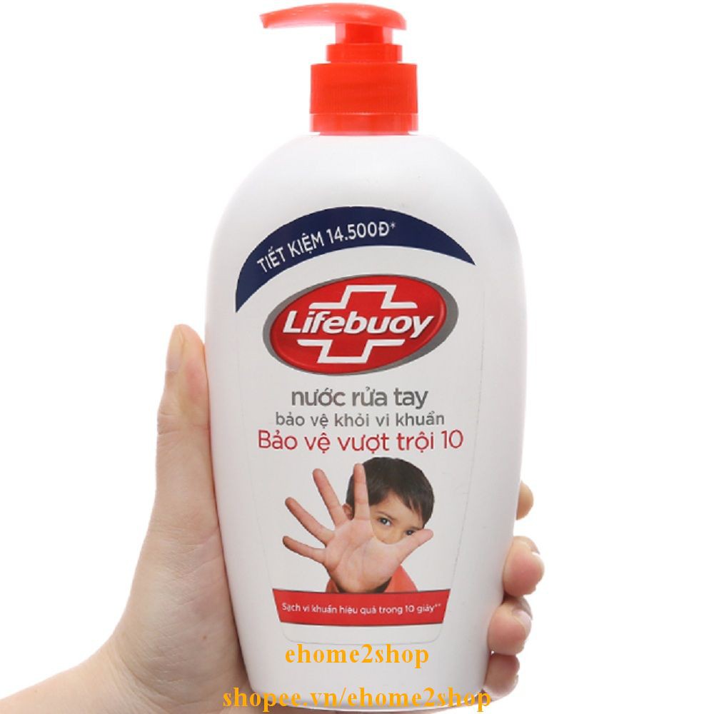 Nước Rửa Tay 120G Lifebuoy Bảo Vệ Vượt Trội, shopee.vn/ehome2shop.