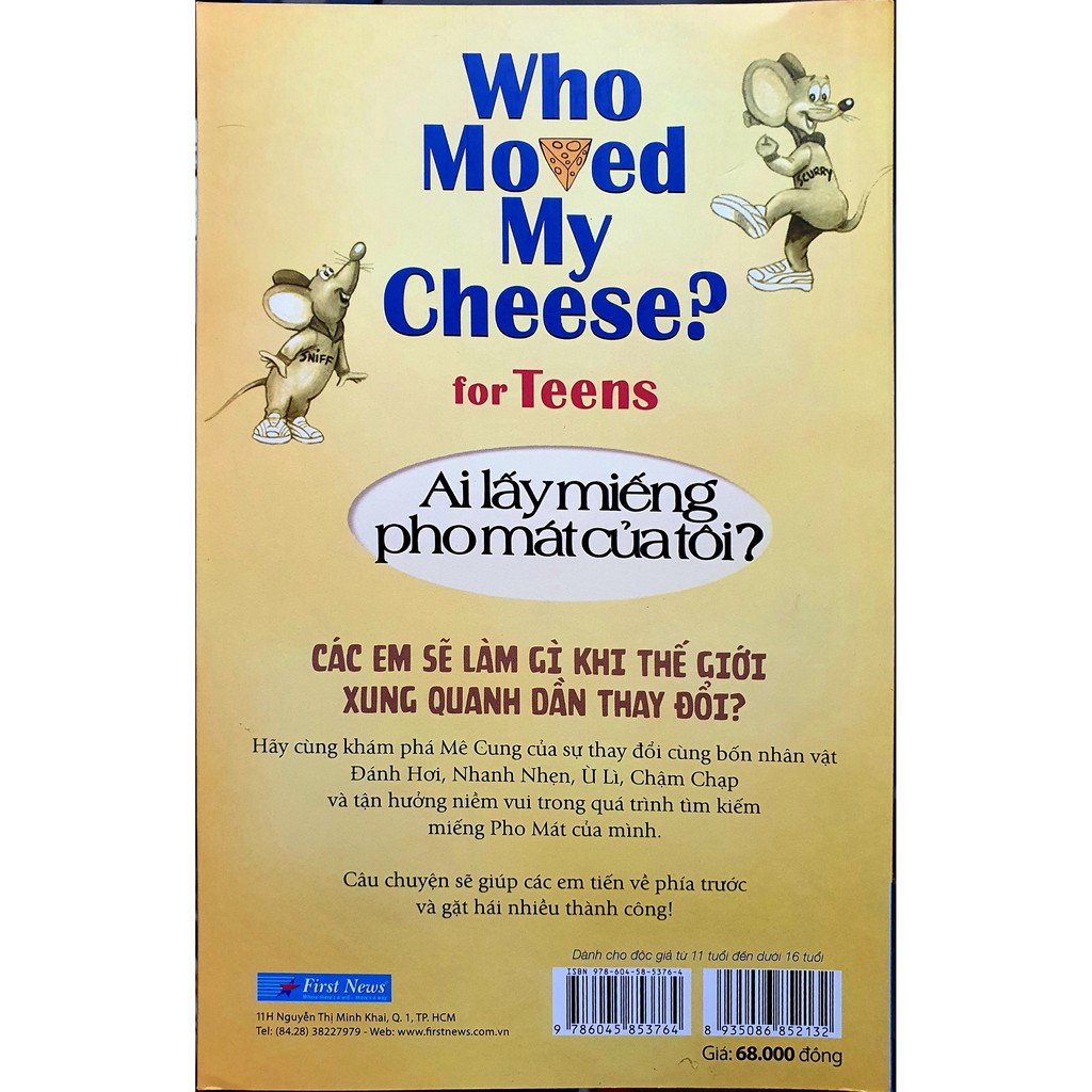 Sách - Ai Lấy Miếng Pho Mát Của Tôi ? Phiên Bản Dành Cho Độc Giả Trẻ