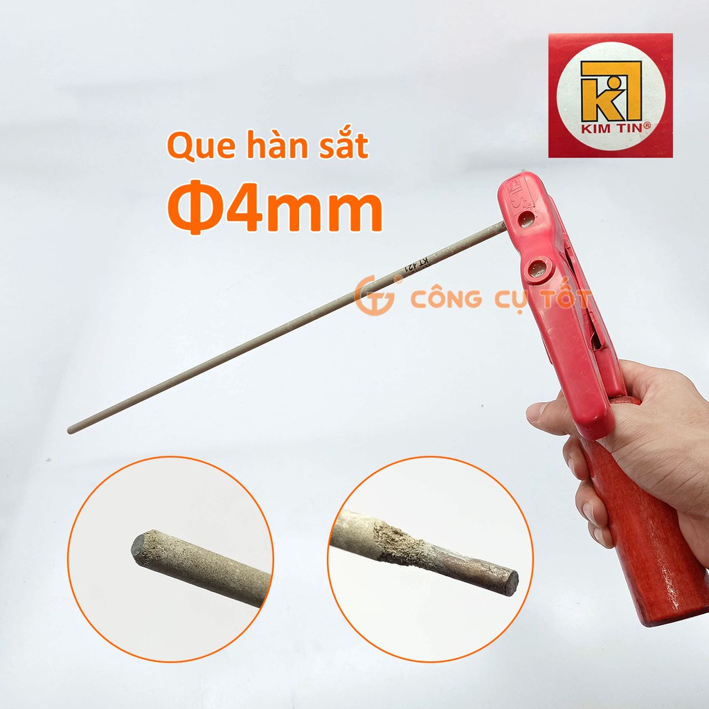 Hộp que hàn sắt Kim Tín KT-421 5kg