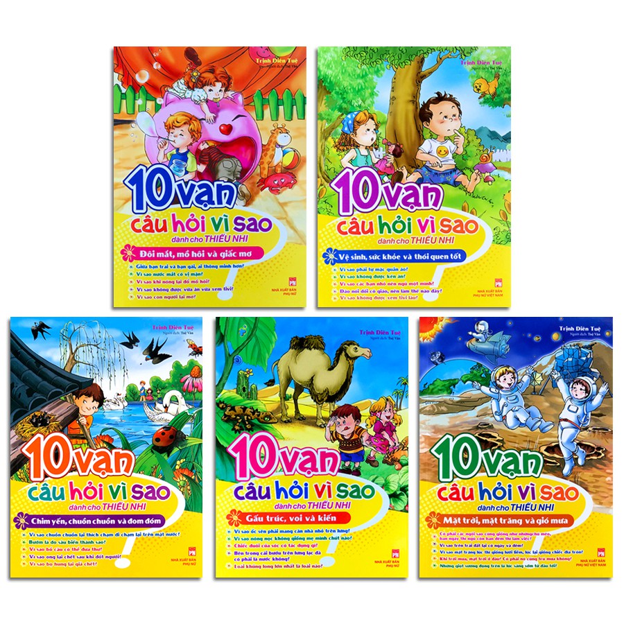 Sách - 10 Vạn câu hỏi vì sao (Bộ 5 quyển - phần 2) | BigBuy360 - bigbuy360.vn