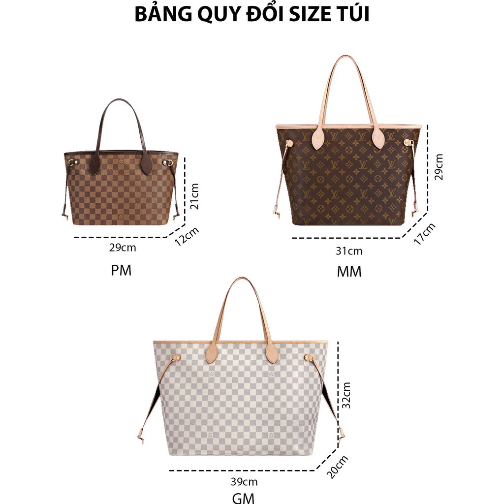 LNF LÓT TÚI LV Neverfull cao cấp full Size loại N-1 | Khách có nhu cầu may Lót túi bất kỳ vui lòng Chat với shop