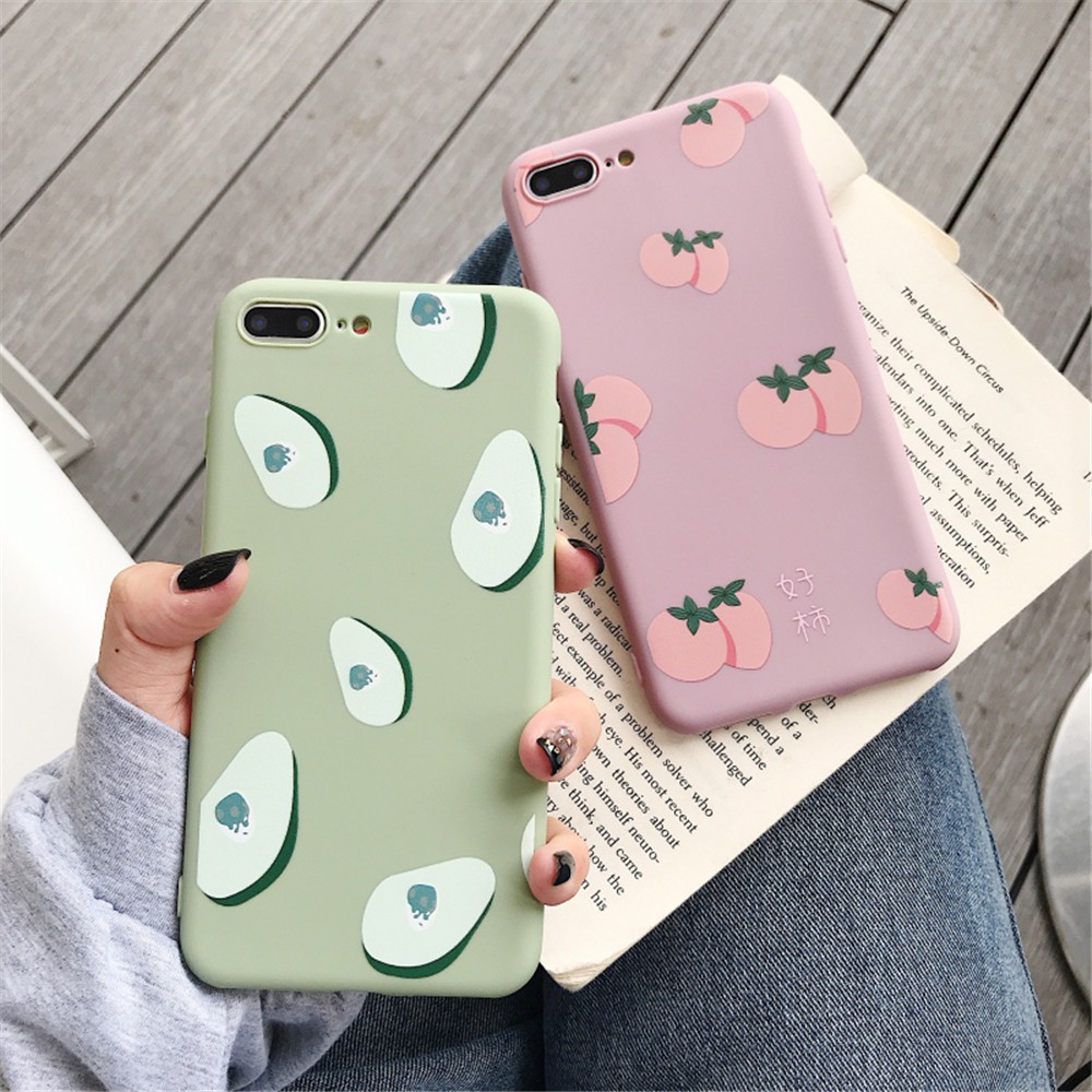 Apple Ốp Điện Thoại Tpu Silicon Mềm Hình Quả Bơ Dễ Thương Cho Iphone Xr Xs Xs Max 7 8 6s 6 Plus X Xr Xs Max 8 7 Plus | BigBuy360 - bigbuy360.vn